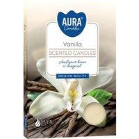 KDMD Set of 6 Scented Tealights - Vanilla in White