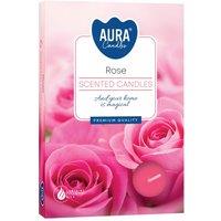 KDMD Set of 6 Scented Tealights - Rose in Pink
