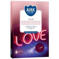 KDMD Set of 6 Scented Tealights - Love in Blue
