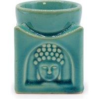 KDMD Square Buddha Burner - Soft Turquoise in Blue