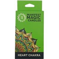 KDMD Manifest Magic Candles (pack of 12) - Green - Heart Chakra