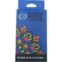 KDMD Manifest Magic Candles (pack of 12) - Indigo - Third Eye Chakra in Blue