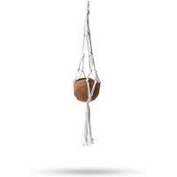 KDMD Macrame Pot Holder Classic - Natural Large pot in Brown