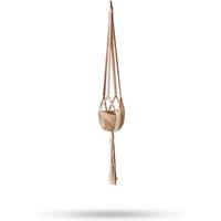 KDMD Macrame Pot Holder Classic - Chocolate Med Pot