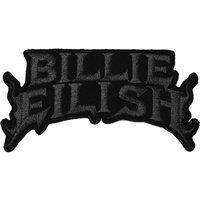 Billie Eilish Patch Flame Black new Official Black