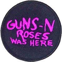 Guns N Roses Patch Was Here Band Logo new Official Black