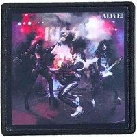 KISS Alive Album Cover Patch in Black