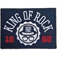 Run DMC Patch King Of Rock Band Logo Official Black Embroidered woven iron on