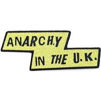 Sex Pistols Patch Anarchy in the UK Band Logo new Official woven iron on in Black