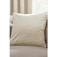 Laurence Llewelyn-Bowen 'Montrose' Luxury Filled Plain Velvet Cushion in Ivory | Size: 43 cm x 43 cm
