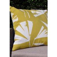 Fusion 'Alma Outdoor' Water & UV Resistant Garden Filled Bench Cushion in Teal | Size: 43 cm x 43 cm