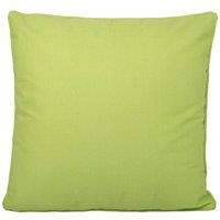 Fusion 'Plain Dye' Water & UV Resistant Filled Cushion in Lime | Size: 43 cm x 43 cm