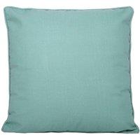 Fusion 'Plain Dye' Water & UV Resistant Filled Cushion in Teal | Size: 43 cm x 43 cm