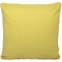 Fusion 'Plain Dye' Water & UV Resistant Filled Cushion in Mustard | Size: 43 cm x 43 cm