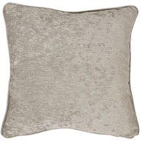 Curtina 'Textured Chenille' Textured Filled Cushion in Natural | Size: 43 cm x 43 cm