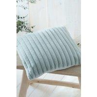 Appletree 'Morritz' Faux Fur Filled Cushion in Green | Size: 43 cm x 43 cm