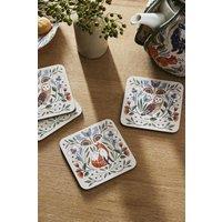 Ulster Weavers 'Blackthorn' Animal Print Printed MDF Coasters (4 Pack) in Beige