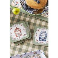 Ulster Weavers 'Tea Tins' Food & Drink Printed MDF Coasters (4 Pack)
