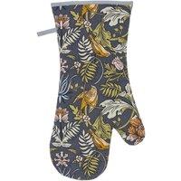 Ulster Weavers 'Finch & Flower' Animal Print Gauntlet Oven Glove in Navy