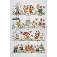 Ulster Weavers 'Gnome for the Holidays' Graphic Print 100% Cotton Tea Towel
