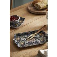 Ulster Weavers 'Finch & Flower' Animal Print 70% Polypropylene Scatter Tray in Navy