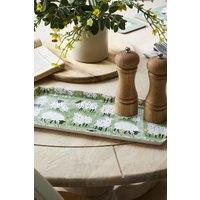 Ulster Weavers 'Woolly Sheep' Animal Print 70% Polypropylene Small Tray in Green