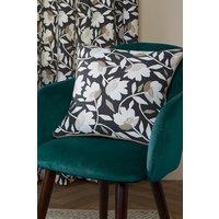 Fusion 'Luna' 100% Cotton Filled Cushion in Black | Size: 43 cm x 43 cm