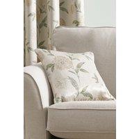 Dreams & Drapes 'Dahlia' Filled Cushion in Natural | Size: 43 cm x 43 cm