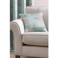 Dreams & Drapes 'Dahlia' Filled Cushion in Duck Egg Blue | Size: 43 cm x 43 cm