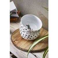 Ulster Weavers 'Dog Days' Animal Print Porcelain Bowl in White