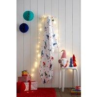 Fusion 'Festive Gonks' Super Soft Fleece Throw in Red | Size: 43 cm x 43 cm