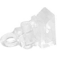 New Edge Blinds Pack of 10 Clear Roman Blind Clip On Cord Toggle