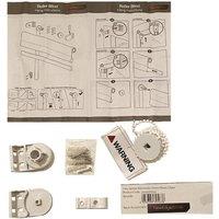 New Edge Blinds Roller Blind Replacement Plastic Fittings Pack in White