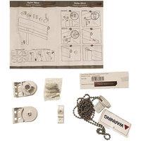 New Edge Blinds Roller Blind Replacement Metal Fittings Pack in White