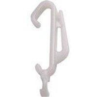 New Edge Blinds Pack of 10 Plastic Sliding Curtain Track Hook Gliders in White