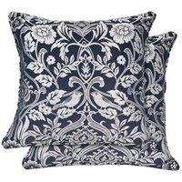 New Edge Blinds Harrow Cushion Cover in Blue | Size: 43 cm x 43 cm