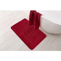 New Edge Blinds Shades Collection Bath Mat in Red | Size: 45 cm width x 75 cm drop