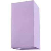 Happy Homewares Contemporary & Stylish Linen Fabric Lamp Shade in Lilac | Size: 6 inches
