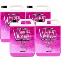 ProKleen Waterless Wash & Wax with Carnauba Wax pH Neutral Car Cleaner 4 x 5L in Clear