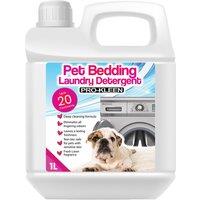 ProKleen Pet Bedding Laundry Non-Bio Washing Detergent Linen Fragrance 1 x 1L in White