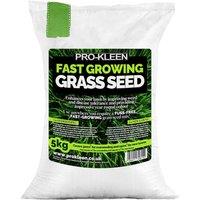 ProKleen Fast Growing Grass Seed 5Kg Covers Up to 300m2 in Green
