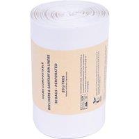 ProKleen Sanitary Bin Liner Bags 50 Hygienic Disposal Bags for 20L Sani Bin in White