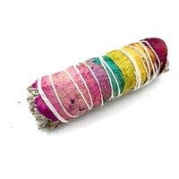 KDMD Smudge Stick - 7 Chakras Rose Petals Sage 10 cm (Chakra)