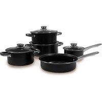 Carter & Clay 9 Piece Non-Stick Cookware Set in Black