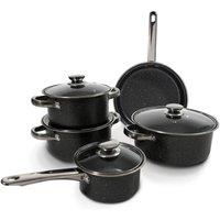 Carter & Clay 9 Piece Non-Stick Cookware Set in Dark Grey
