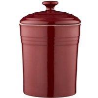 Barbary & Oak Foundry 23cm Ceramic Storage Jar in Red