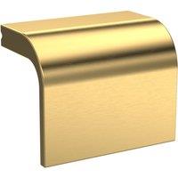 Balterley Finger Pull Furniture Handle 40 x 32 mm - Brushed Brass in Metallics