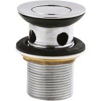 Balterley Round Stainless Steel Flip Top Basin Waste Chrome in Silver