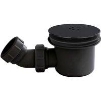 Balterley Resin Shower Tray Mega Flow 90mm Waste, Black