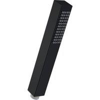 Balterley Contemporary Minimalist Square 1 Function Shower Handset - Matt Black